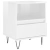 vidaXL Bedside Cabinets 2 pcs High Gloss White 40x35x50 cm Engineered Wood