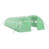 vidaXL Greenhouse with Steel Frame Green 40 m&sup2; 10x4x2 m