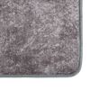 vidaXL Rug Washable 80x300 cm Grey Anti Slip