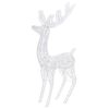 vidaXL XXL Acrylic Christmas Reindeers 250 LED 2 pcs 180 cm Warm White