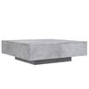 vidaXL Coffee Table Concrete Grey 100x100x31 cm Engineered Wood