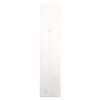vidaXL Radiator Cover White 79.5x19x84 cm Solid Wood Pine