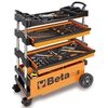 Beta Tools Collapsible Tool Trolley C27S-O Orange Steel 027000201