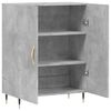 vidaXL Sideboard Concrete Grey 69.5x34x90 cm Engineered Wood