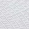 vidaXL Mattress White and Grey 160 x 200 cm Memory Foam