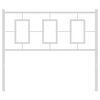 vidaXL Metal Headboard White 100 cm