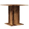 vidaXL Dining Table Old Wood 80x80x75 cm Engineered Wood