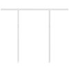 vidaXL Awning Post Set White 300x245 cm Iron
