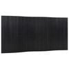 vidaXL Room Divider Black Width 400 cm Height 165 cm Bamboo