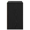 vidaXL Bedside Cabinet Black Oak 35 x 50 x 60 cm Engineered Wood