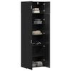 vidaXL Storage Cabinet 3 pcs Black Oak