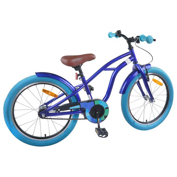 vidaXL Kids Bike 20'' for 6-11 Years Old Dark Blue