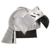 vidaXL Medieval Knight Helmet Antique Replica LARP Silver Steel