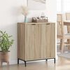vidaXL Sideboard Sonoma Oak 69.5 x 33 x 82 cm Engineered Wood