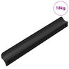 vidaXL Handle 973 pcs Black 106 x 7.4 x 15.5 mm Aluminium
