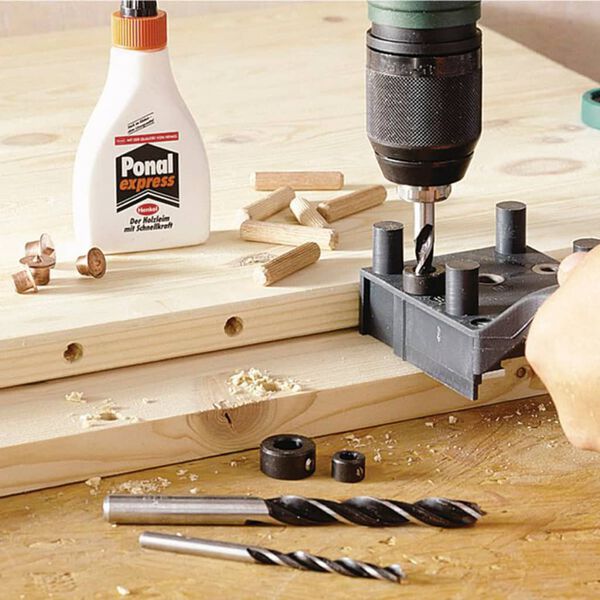 wolfcraft Universal Wood Doweling Set 4645000