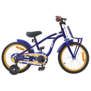 vidaXL Kids Bike 16 Inches for 4-6 Years Old Dark Blue