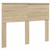 vidaXL Storage Bed with Drawer Sonoma Oak 120 x 200 cm Engineered Wood