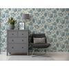 DUTCH WALLCOVERINGS Wallpaper Krisha White and Blue