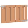 vidaXL Garden Gate 100 x 60 cm WPC and Aluminium Brown