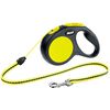 Flexi Retractable Leash "New Classic" S 5 m Black and Neon 20911
