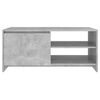 vidaXL Coffee Table Concrete Grey 102x50x45 cm Engineered Wood