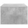 vidaXL Wall-Mounted Desk Concrete Grey 80 x 45 x 30 cm Engineered Wood