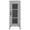 vidaXL Highboard Grey Sonoma 34.5x34x180 cm Engineered Wood