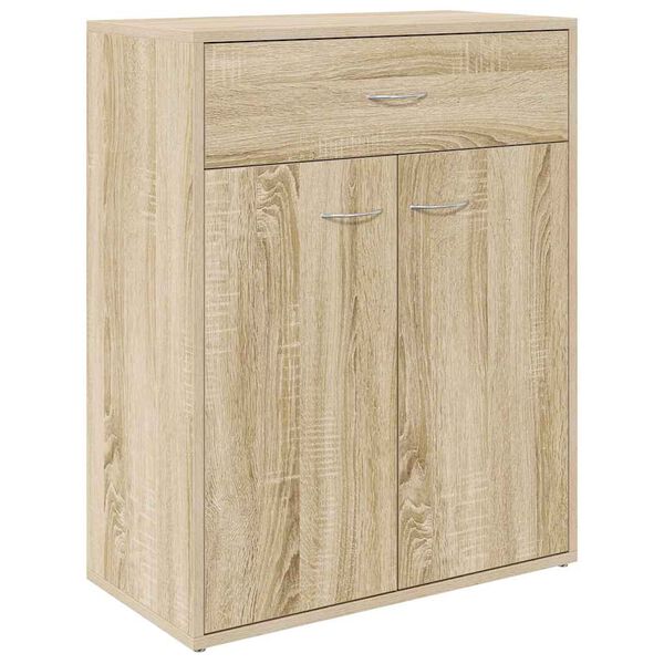 vidaXL Sideboard Sonoma Oak 60x30x75 cm Engineered Wood