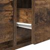 vidaXL TV Cabinet Smoked Oak 60x31x25.5 cm Engineered Wood