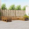 vidaXL Sofa Sets 9 pcs Natural Solid Acacia Wood