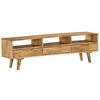 vidaXL TV Cabinet Solid Mango Wood 140x30x41 cm