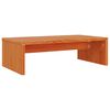 vidaXL Monitor Stand Wax Brown 50x27x15 cm Solid Wood Pine