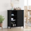 vidaXL Sideboard Black Oak 70 x 30 x 80 cm Engineered Wood