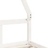 vidaXL Kids Bed Frame White 80x160 cm Solid Wood Pine