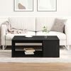 vidaXL Coffee Table Black oak 90 x 67 x 33 cm Engineered wood