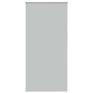 vidaXL Roller Blind Blackout Light Grey 105x230 cm Fabric Width 100.7 cm Polyester