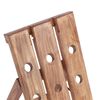 vidaXL Wine Rack for 15 Bottles 26x50x70 cm Solid Mahogany Wood