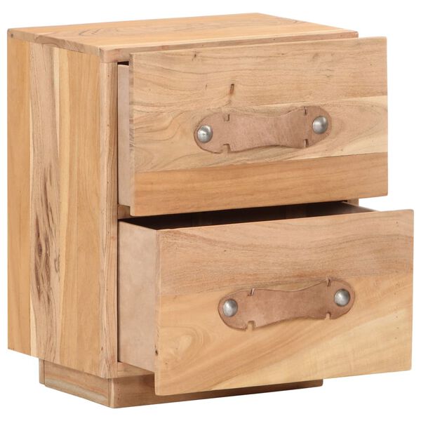 vidaXL Bedside Cabinet 40x30x50 cm Solid Reclaimed Wood