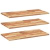 vidaXL Floating Shelves 3 pcs 100x40x2 cm Oil Finished Solid Wood Acacia