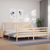 vidaXL Bed Frame without Mattress 200x200 cm Solid Wood