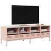 vidaXL TV Cabinet Pink 135x39x43.5 cm Cold-rolled Steel
