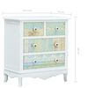 vidaXL Sideboard with 4 Drawers White 65.5x35x68 cm MDF