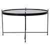 House Nordic Coffee Table Scarlett 70x40 cm Round Black