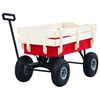 vidaXL Hand Trolley 150 kg Red