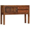 vidaXL Sideboard 118x30x75 cm Solid Mango Wood