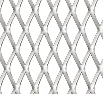 vidaXL Garden Wire Fence Stainless Steel 50x50 cm 30x17x2.5 mm