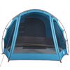 vidaXL Family Tent Tunnel 8-Person Blue Waterproof