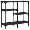 vidaXL Console Table Black 80x29x75 cm Engineered Wood