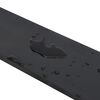 vidaXL Rubber Edge for Snow Plow Black 120x10x1 cm